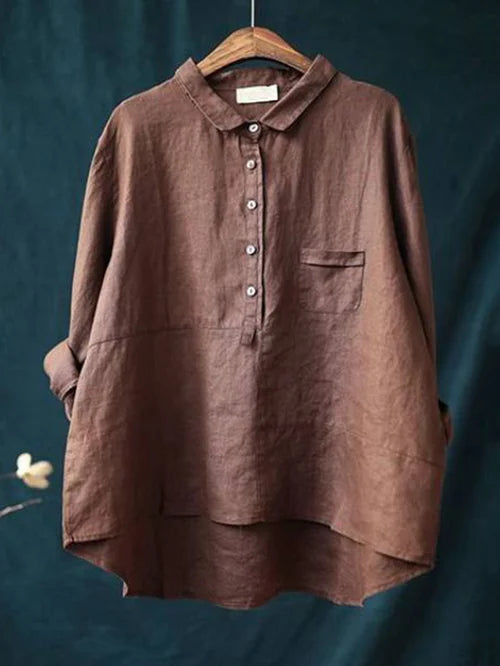 French vintage everyday blouse for women | Alice -4