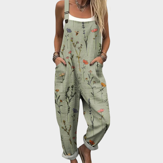 Maribel | Women's Floral Print Overalls