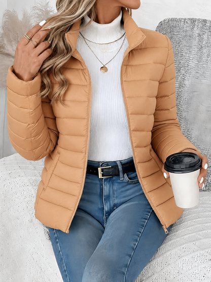 Nicole | Women's Quilted Puffer Jacket with Zipped Pockets