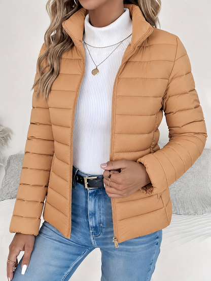 Nicole | Women's Quilted Puffer Jacket with Zipped Pockets