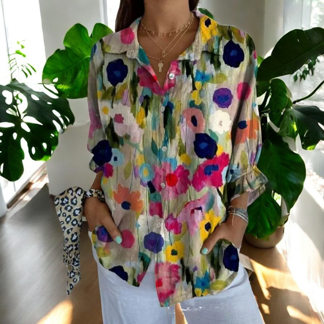 Stylish floral everyday blouse for women | Irelle -6