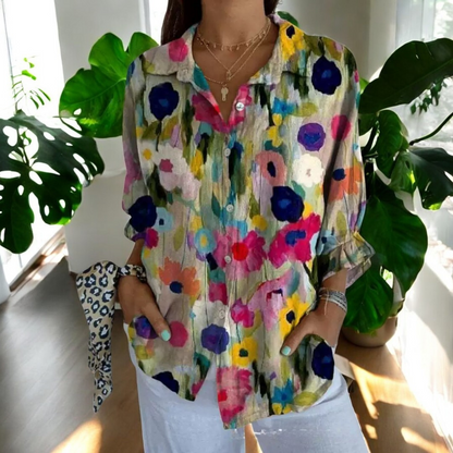 Stylish floral everyday blouse for women | Irelle -6