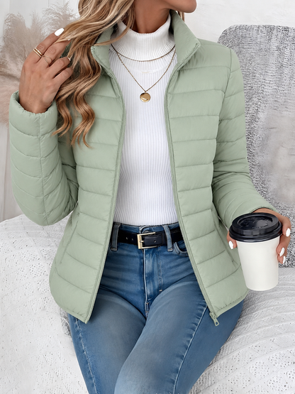 Nicole | Women's Quilted Puffer Jacket with Zipped Pockets