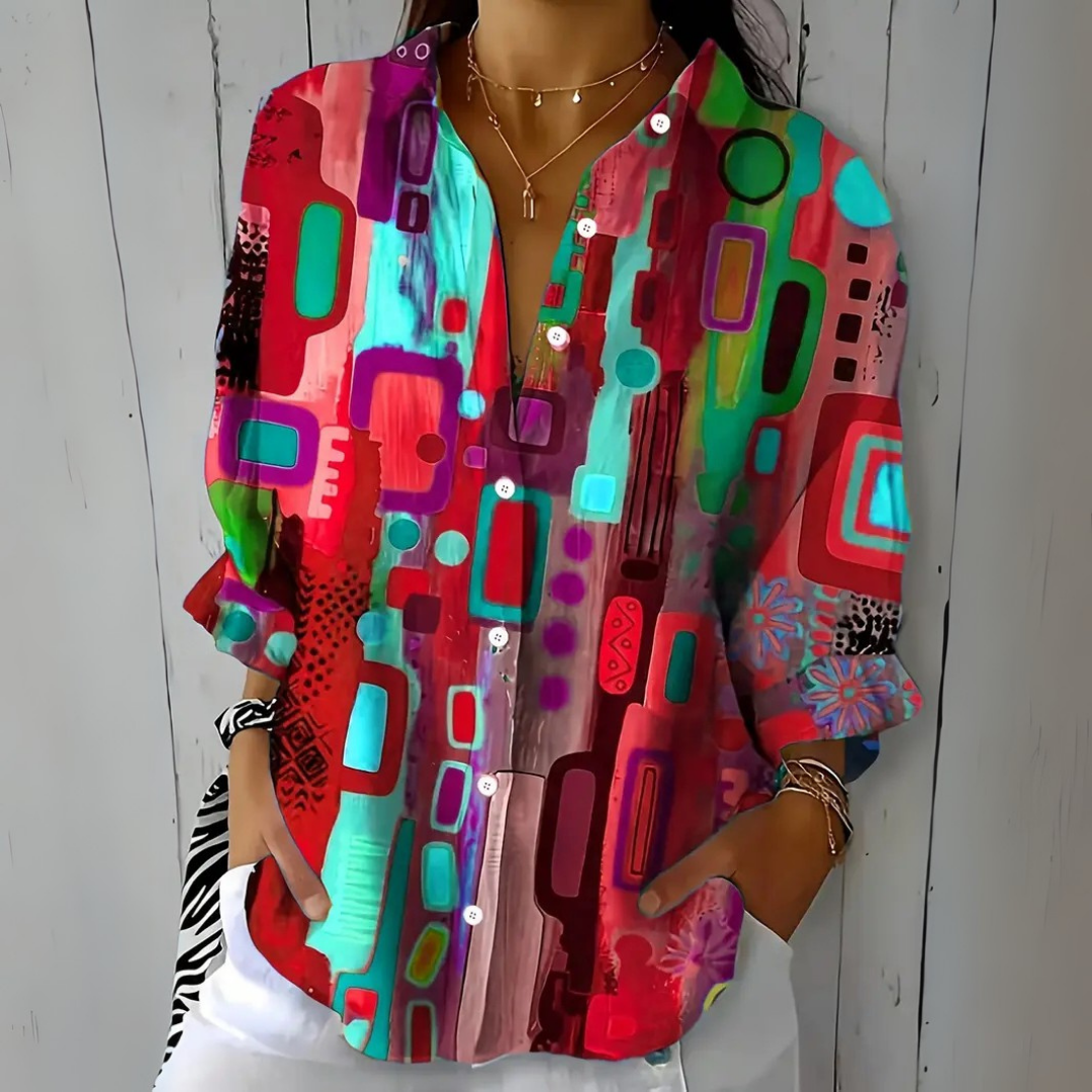 Chic blouse with elegant silhouette for women | Aurélie