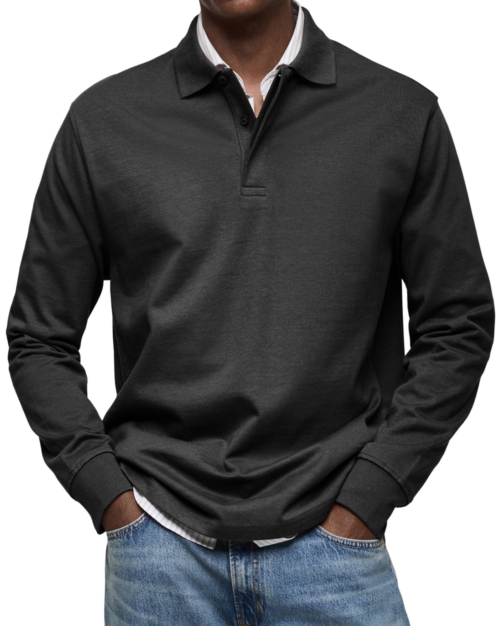 Vintage long-sleeve everyday casual shirt for men | Oscar -3