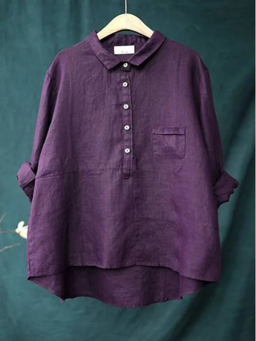 French vintage everyday blouse for women | Alice -5