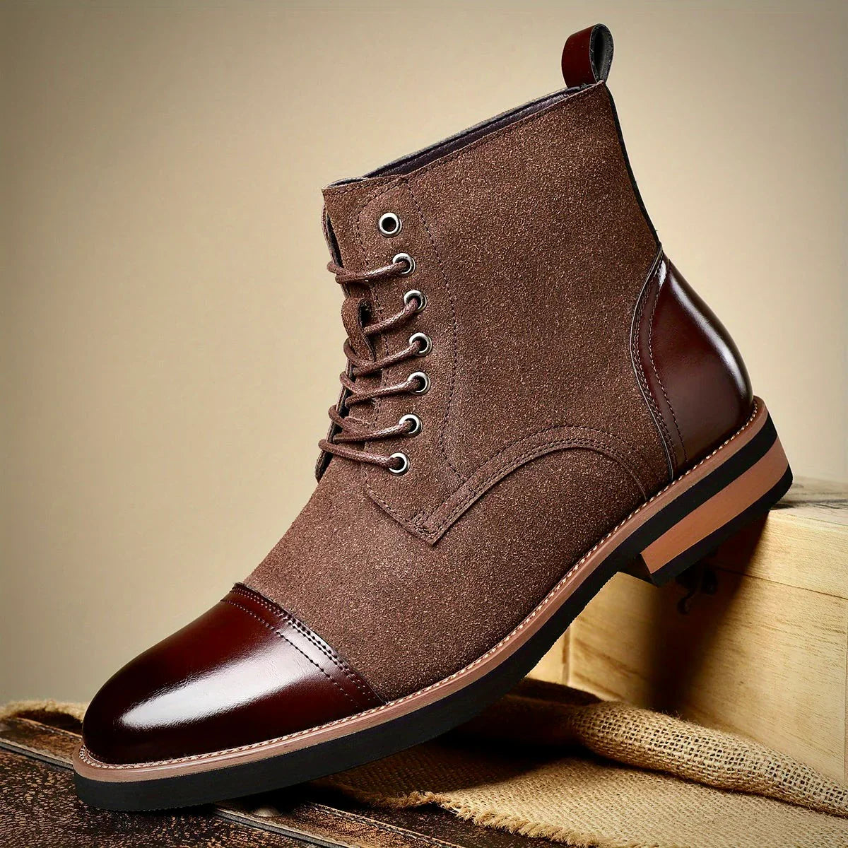 Classic oxford leather dress boots for men | Oliver Ashford -6