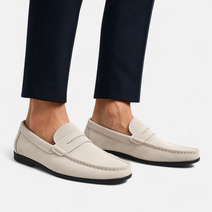 Casual flat sole shoes with soft inner lining for men | Nolan
