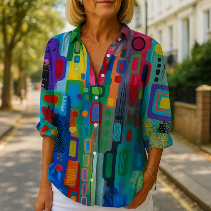 Chic blouse with elegant silhouette for women | Aurélie