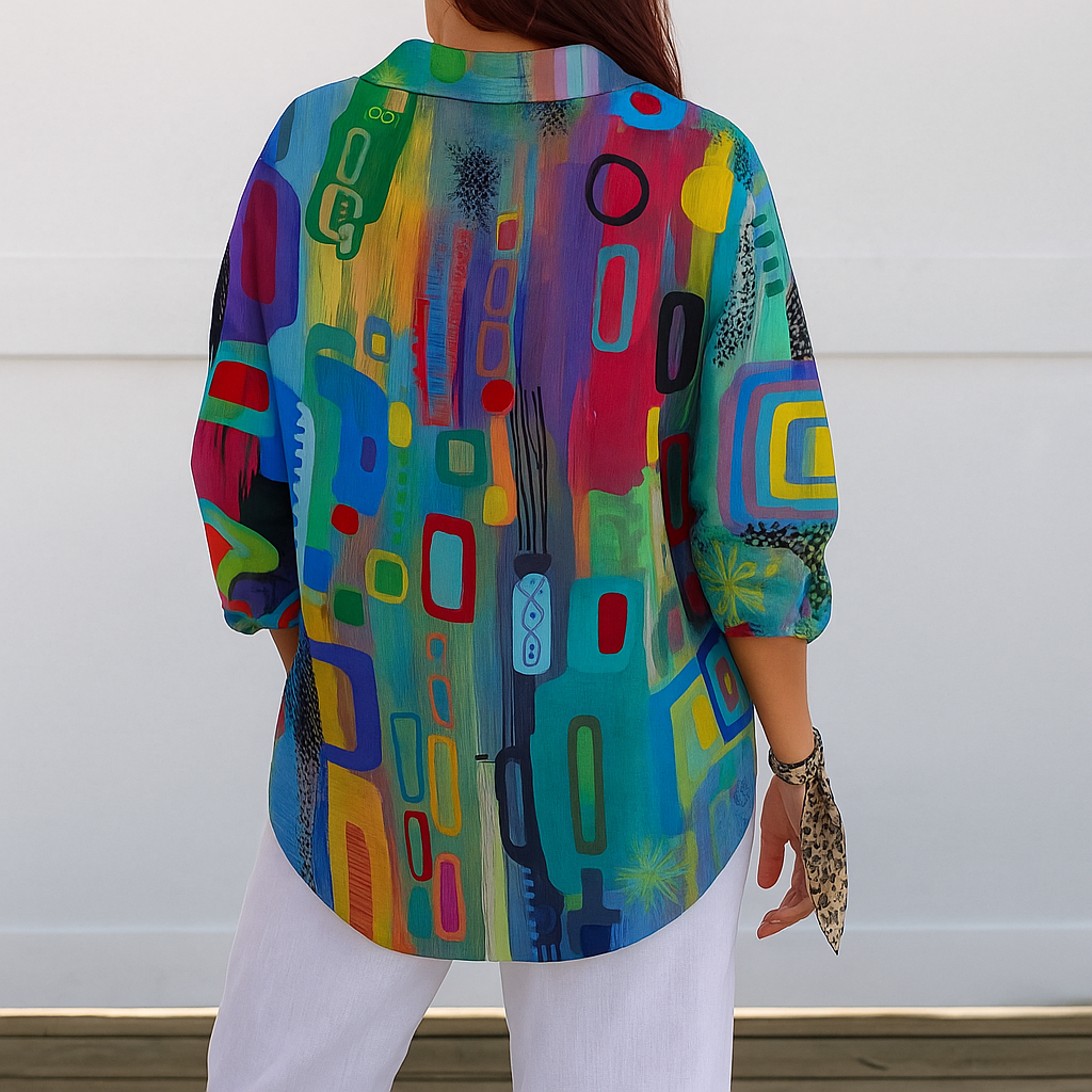 Chic blouse with elegant silhouette for women | Aurélie