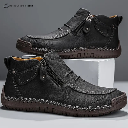 Comfortable zip-up shoes for men | Orlin