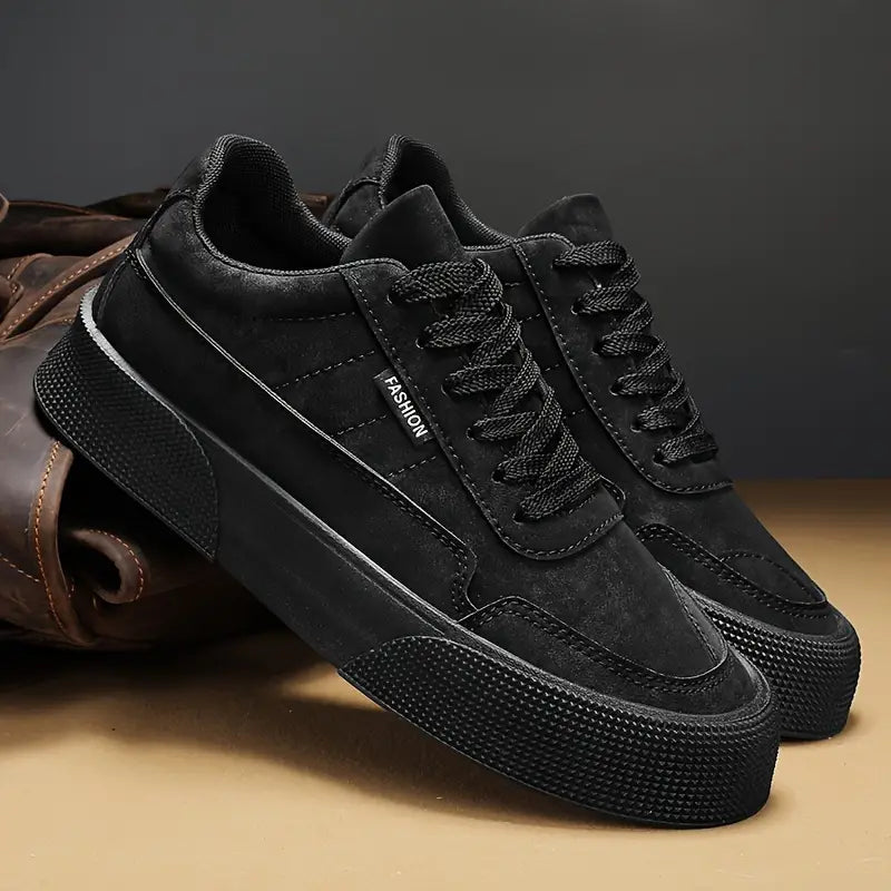 Casual chunky-sole everyday trainers for men -9