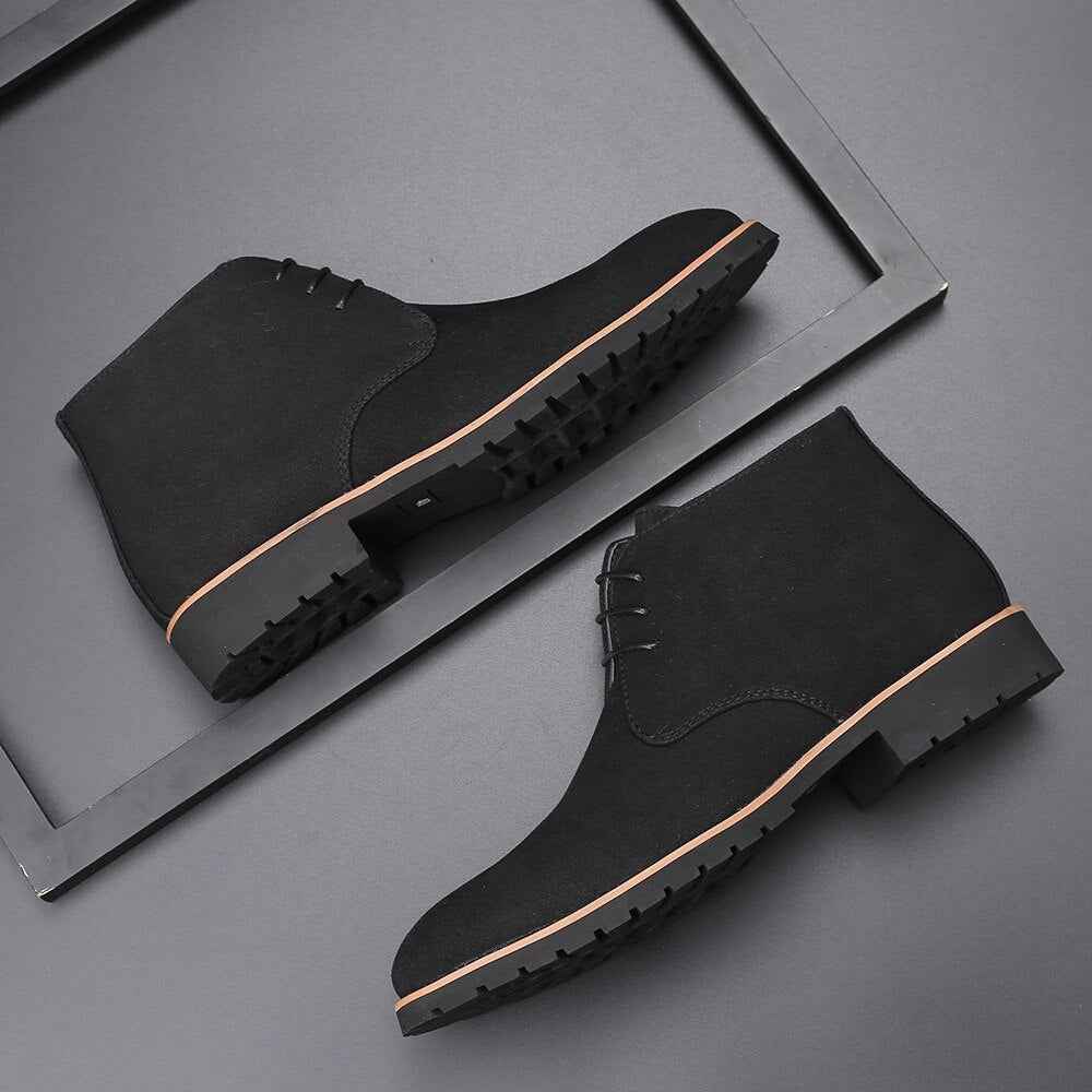 Classic suede ankle everyday outdoor shoes for men -1