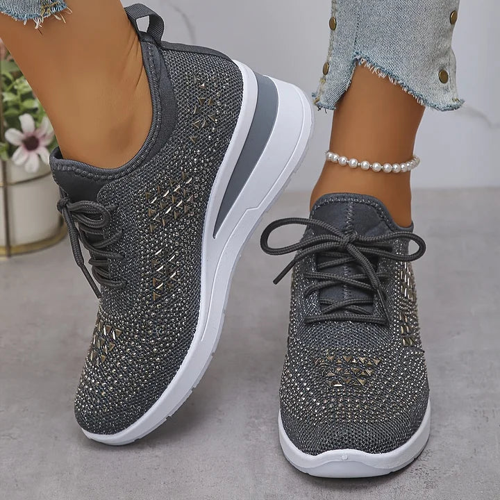Supportive sneakers with sparkling detail for women | Bonnie