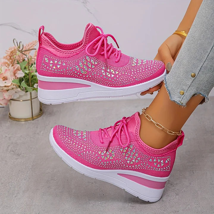Supportive sneakers with sparkling detail for women | Bonnie