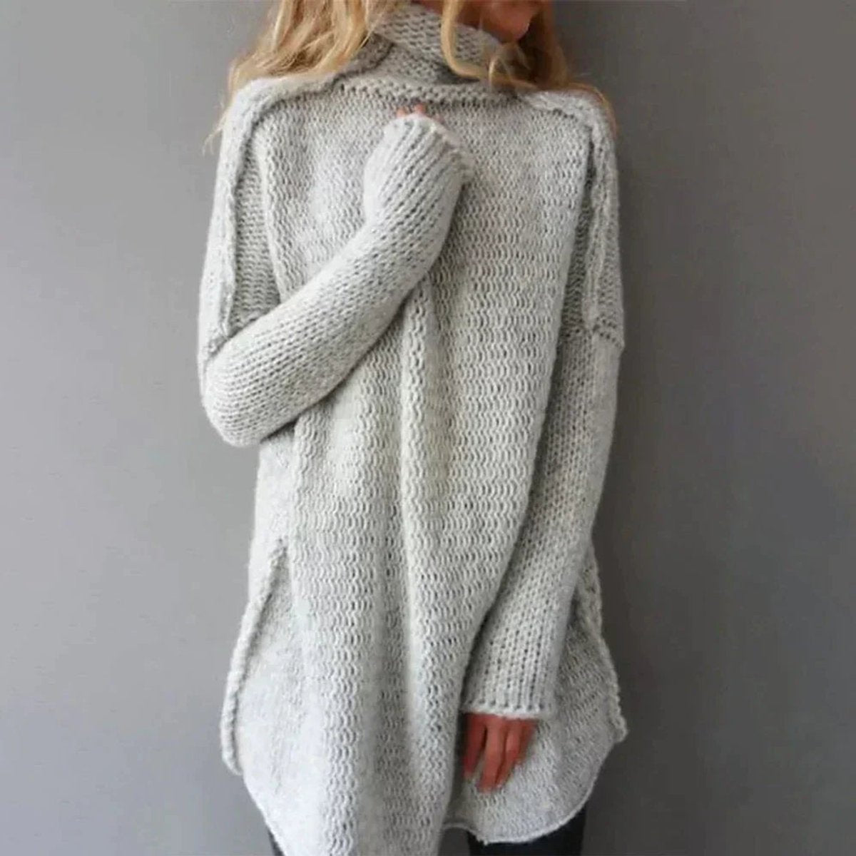 Maeve | Women's Chunky Knit Turtleneck Sweater